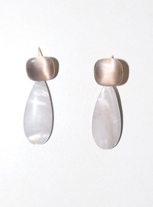 Pastel Stone Drop Earrings (more colors)