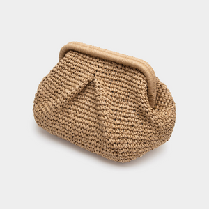 Raffia Pouch Bag