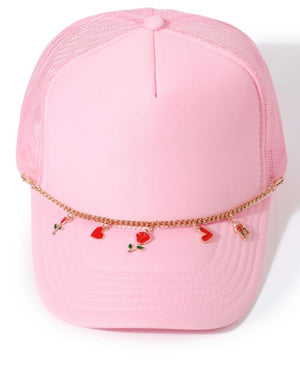 Roses + Hearts Hat Chain