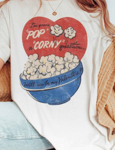 Pop Corny Valentine T-Shirt