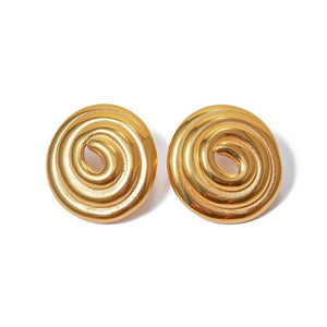 Swirl Hoop Earrings